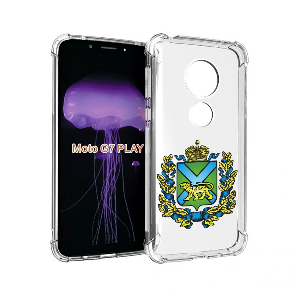 

Чехол MyPads герб-приморскии-краи для Motorola Moto G7 Play, Прозрачный, Tocco