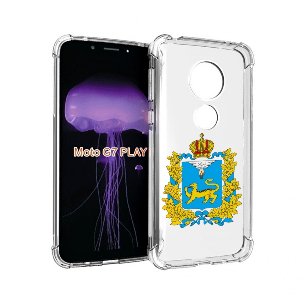 

Чехол MyPads герб-псковская-область для Motorola Moto G7 Play, Прозрачный, Tocco