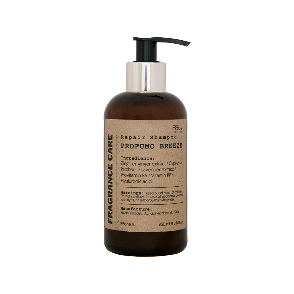 фото Шампунь bb one парфюмированный fragrance care repair shampoo profumo breeze 250 мл