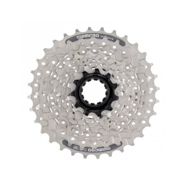 

Кассета для велосипеда Shimano CS-HG201, 9 ск, 11-34, металл, в пакете, Серебристый