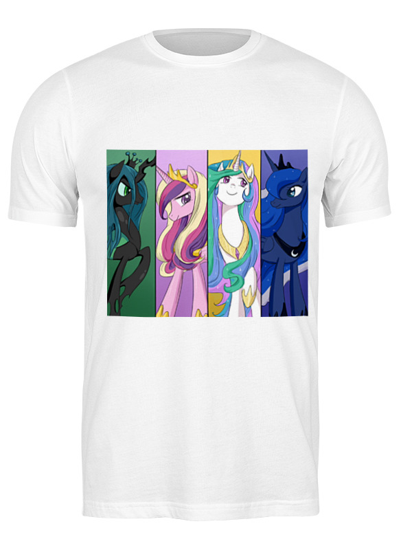 

Футболка мужская Printio Alicorns белая XL, Alicorns