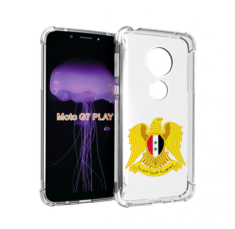 

Чехол MyPads герб-сирии для Motorola Moto G7 Play, Прозрачный, Tocco