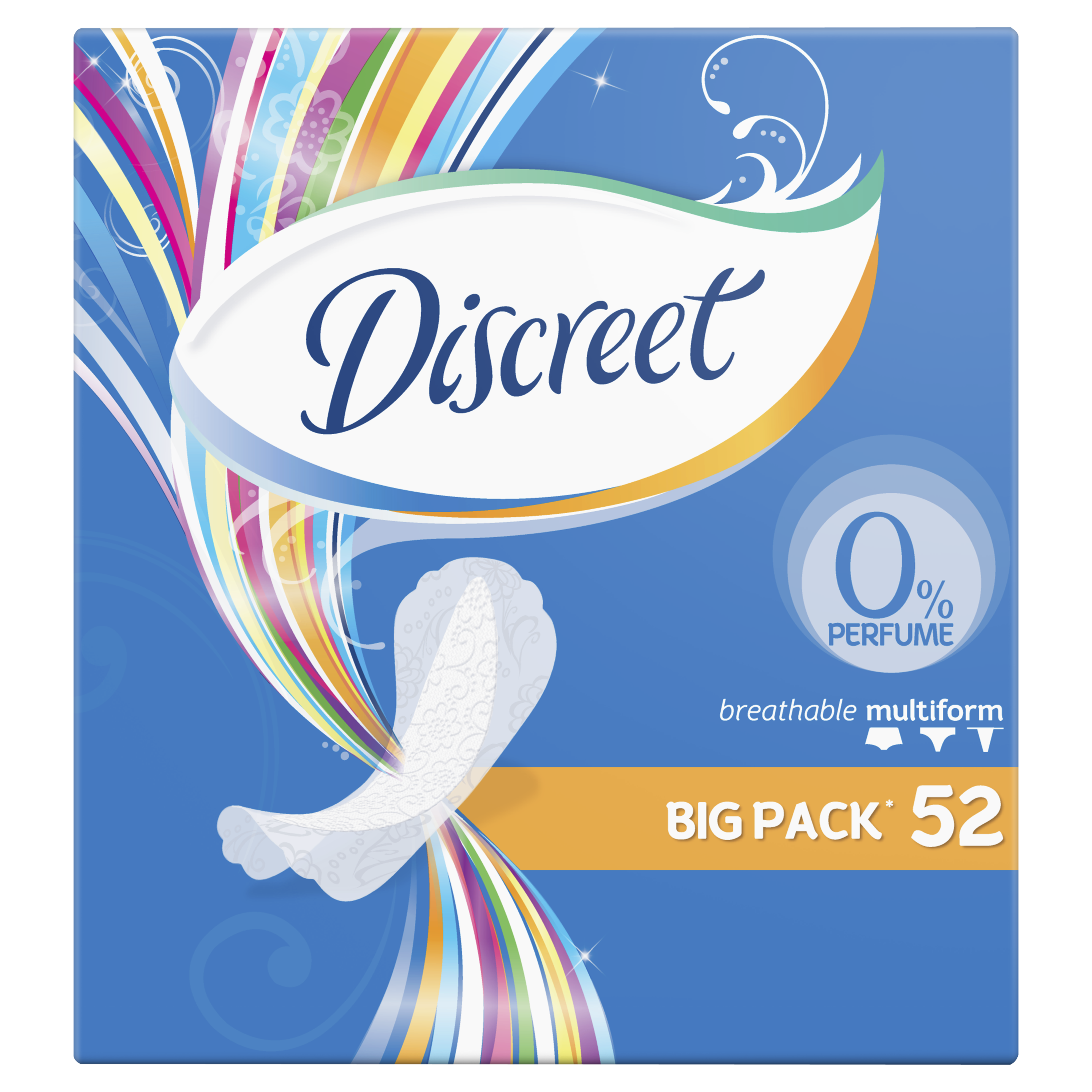 

Прокладки ежедневные женские DISCREET Air Multiform 52 шт.