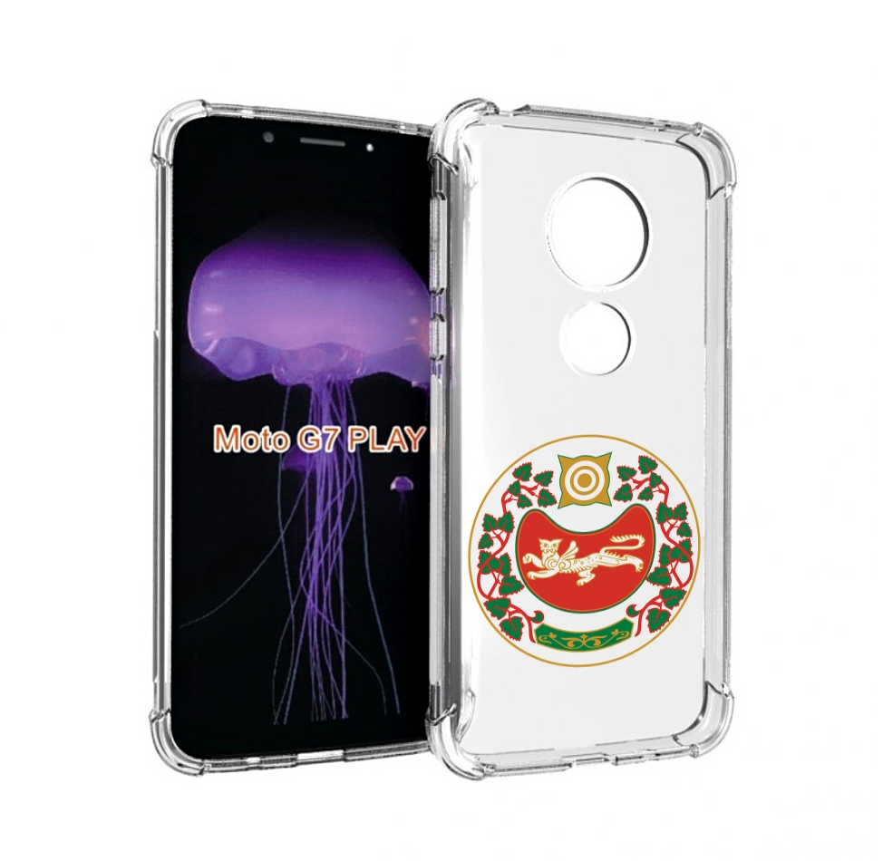 

Чехол MyPads герб-хакасия-абакан для Motorola Moto G7 Play, Прозрачный, Tocco