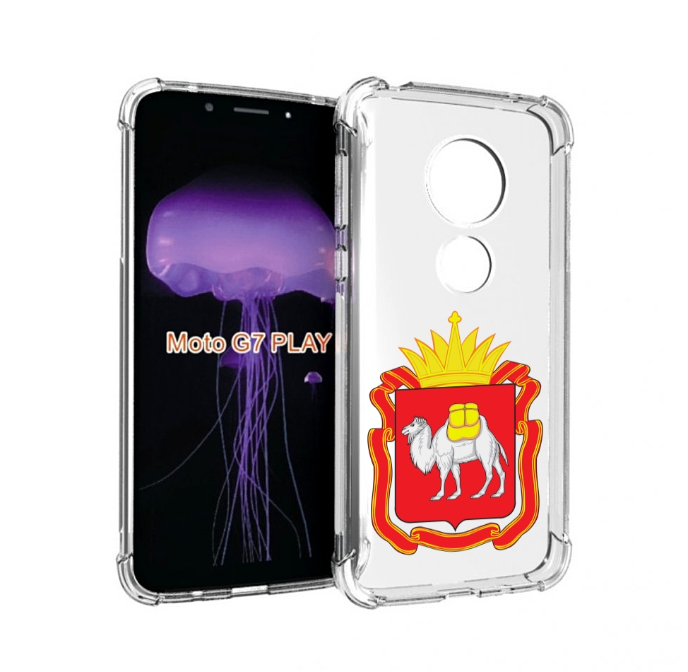 

Чехол MyPads герб-челябинская-область для Motorola Moto G7 Play, Прозрачный, Tocco