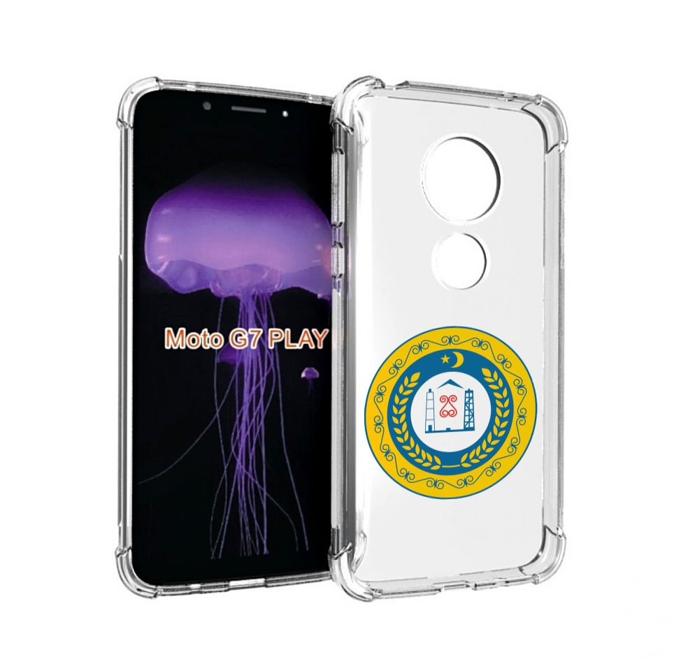 

Чехол MyPads герб-чечня для Motorola Moto G7 Play, Прозрачный, Tocco