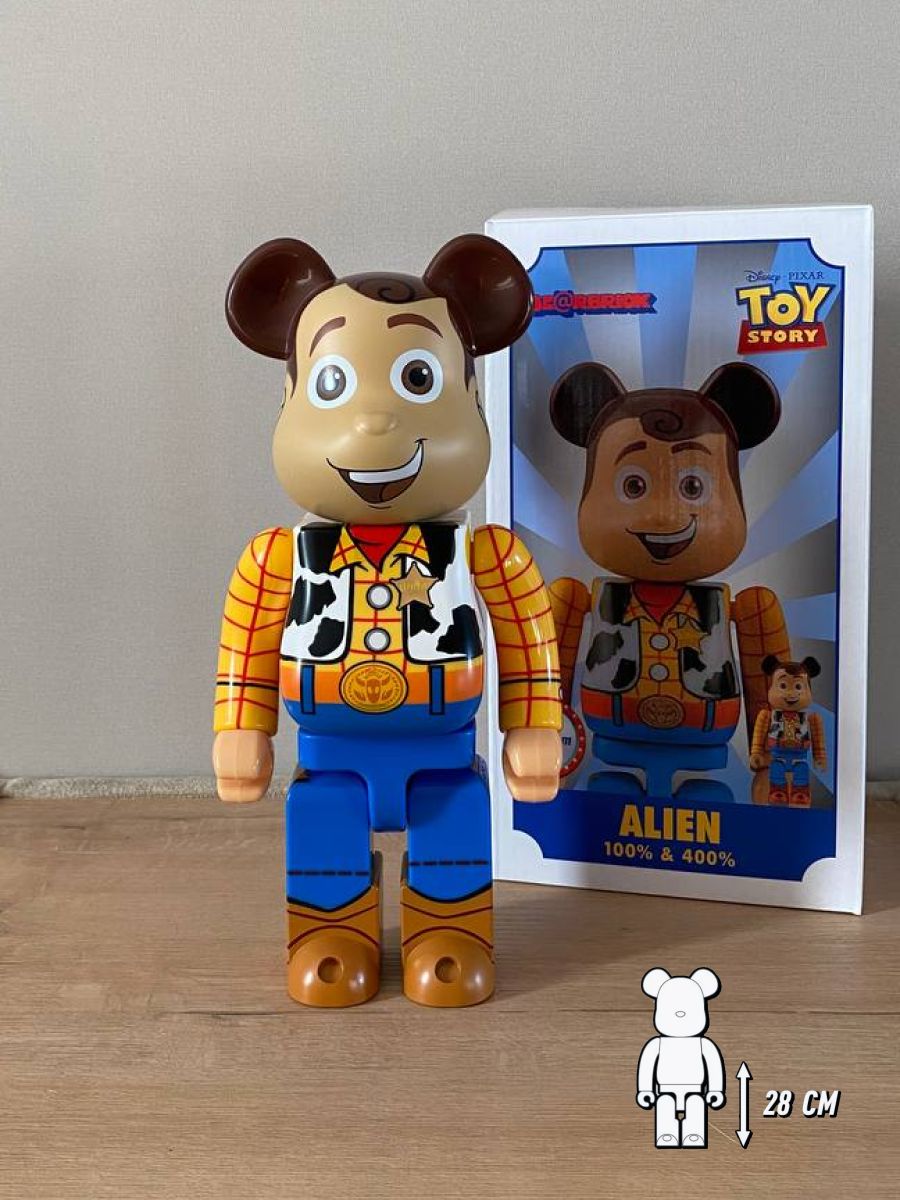 Игрушка Bearbrick Sheriff Woody 28 см