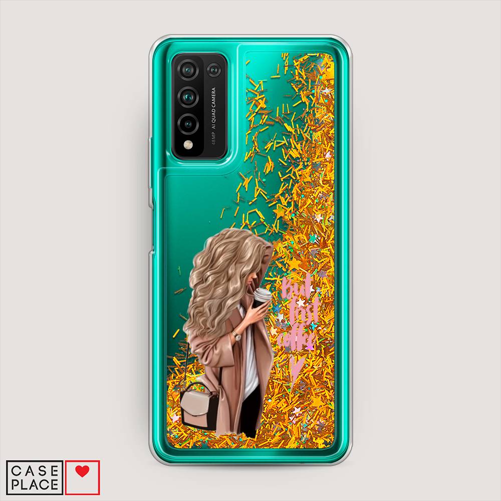

Чехол Awog "Девушка с кофе" для Honor 10X Lite