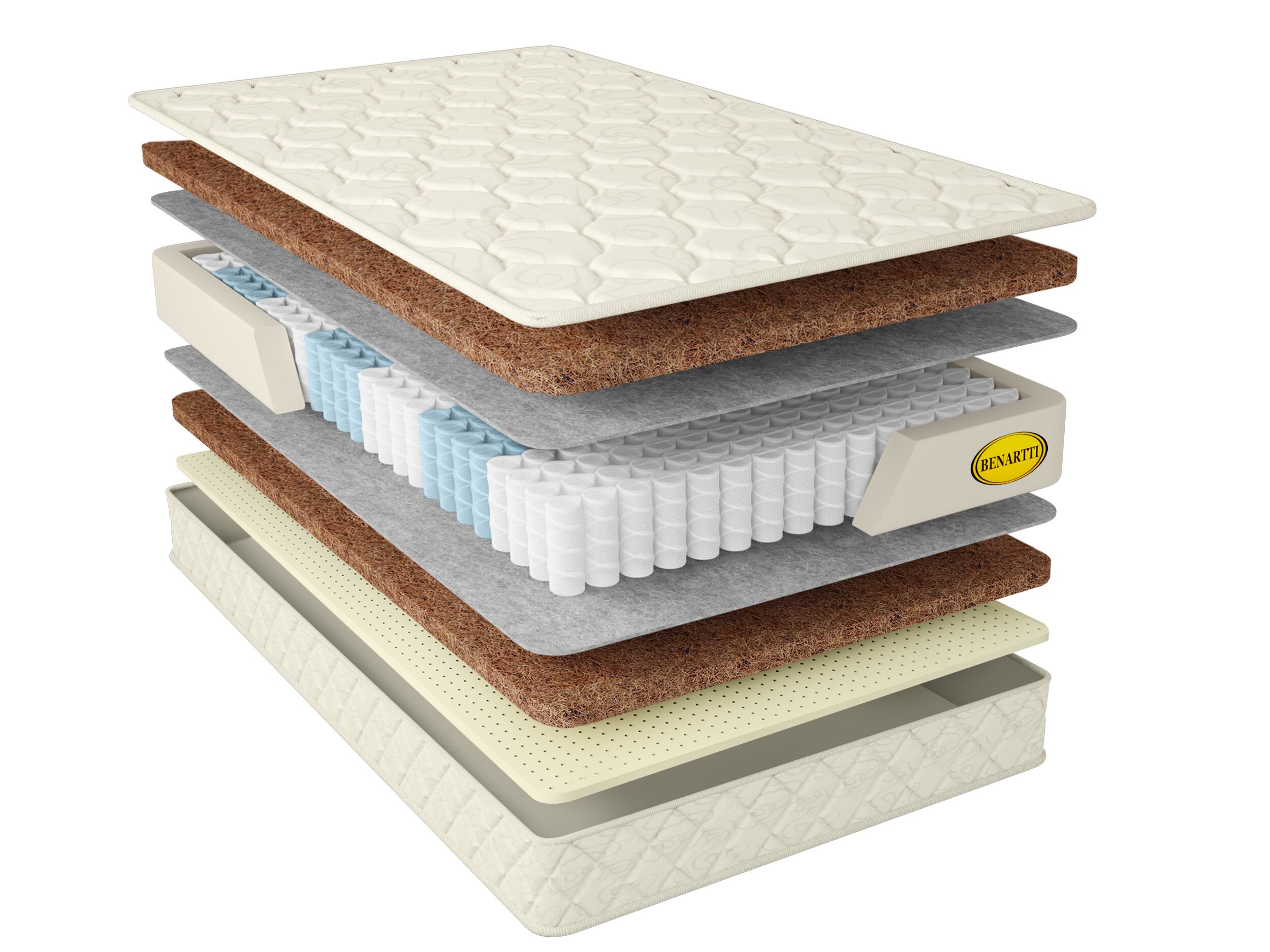 

Матрас Benartti Prime Orto S1000 70х190, Белый, Prime Orto S1000