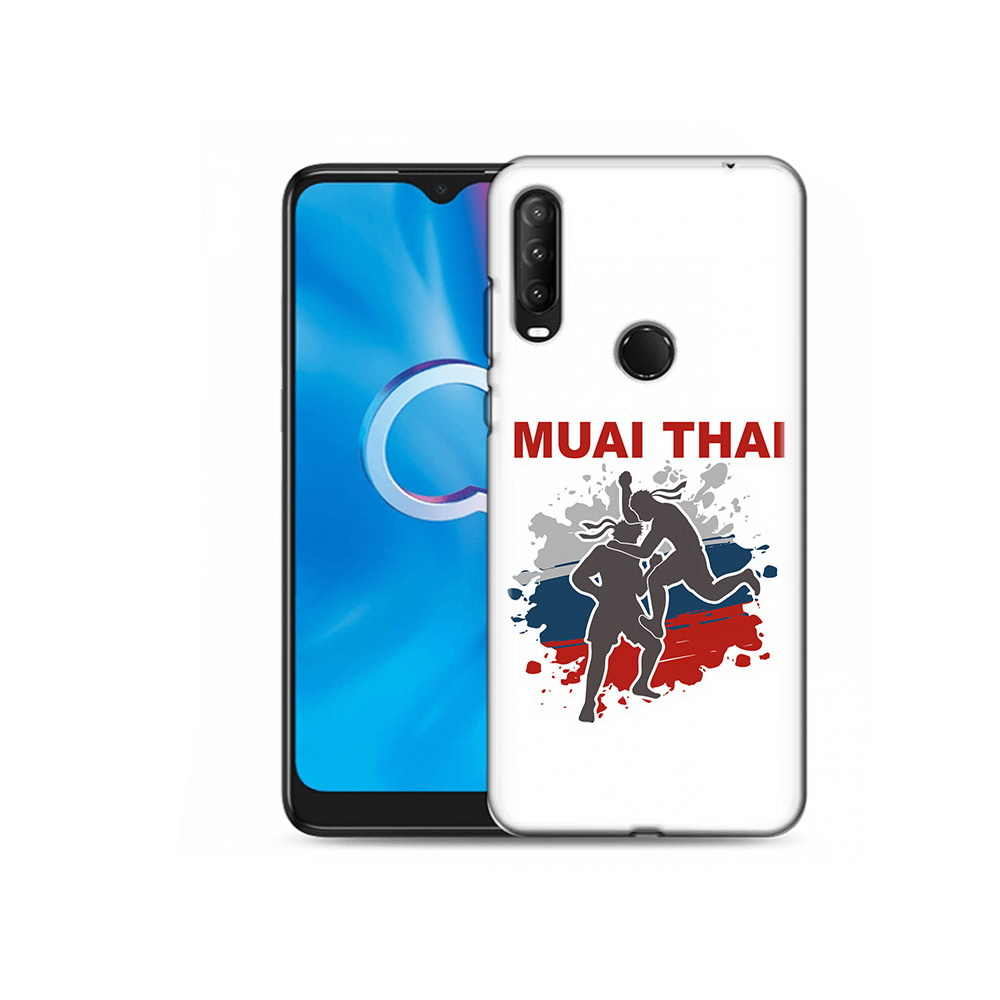 

Чехол MyPads Tocco для Alcatel 1SE (2020) 5030D Муайтай (PT152068.668.123), Прозрачный, Tocco