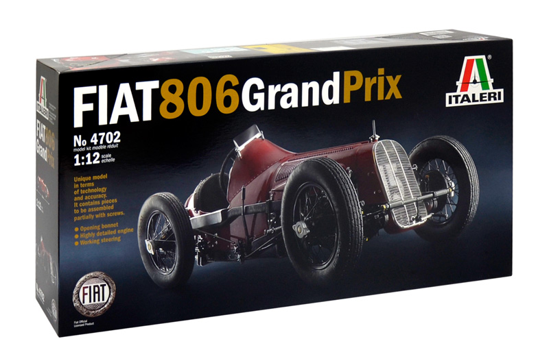 

Сборная модель Italeri 1/12 FIAT 806 GRAND PRIX 4702