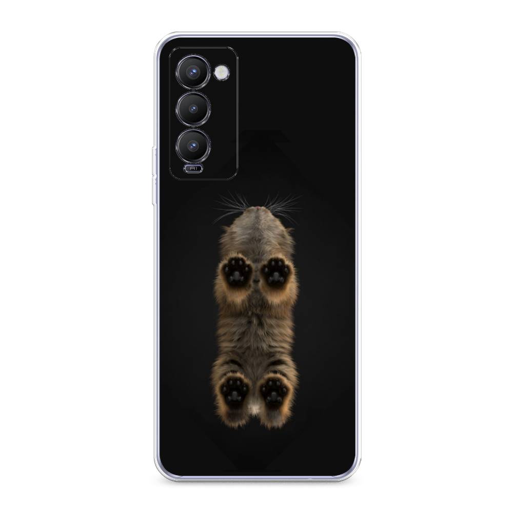 

Чехол Awog на Tecno Camon 18/18T "Кошачьи лапки", Разноцветный, 300950-1