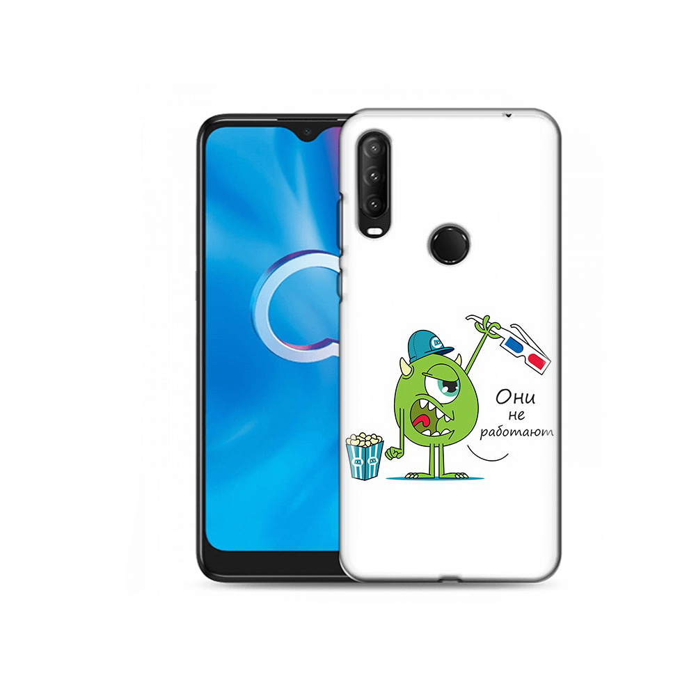 Чехол MyPads Tocco для Alcatel 1SE (2020) 5030D Очки не работают (PT152068.668.129)