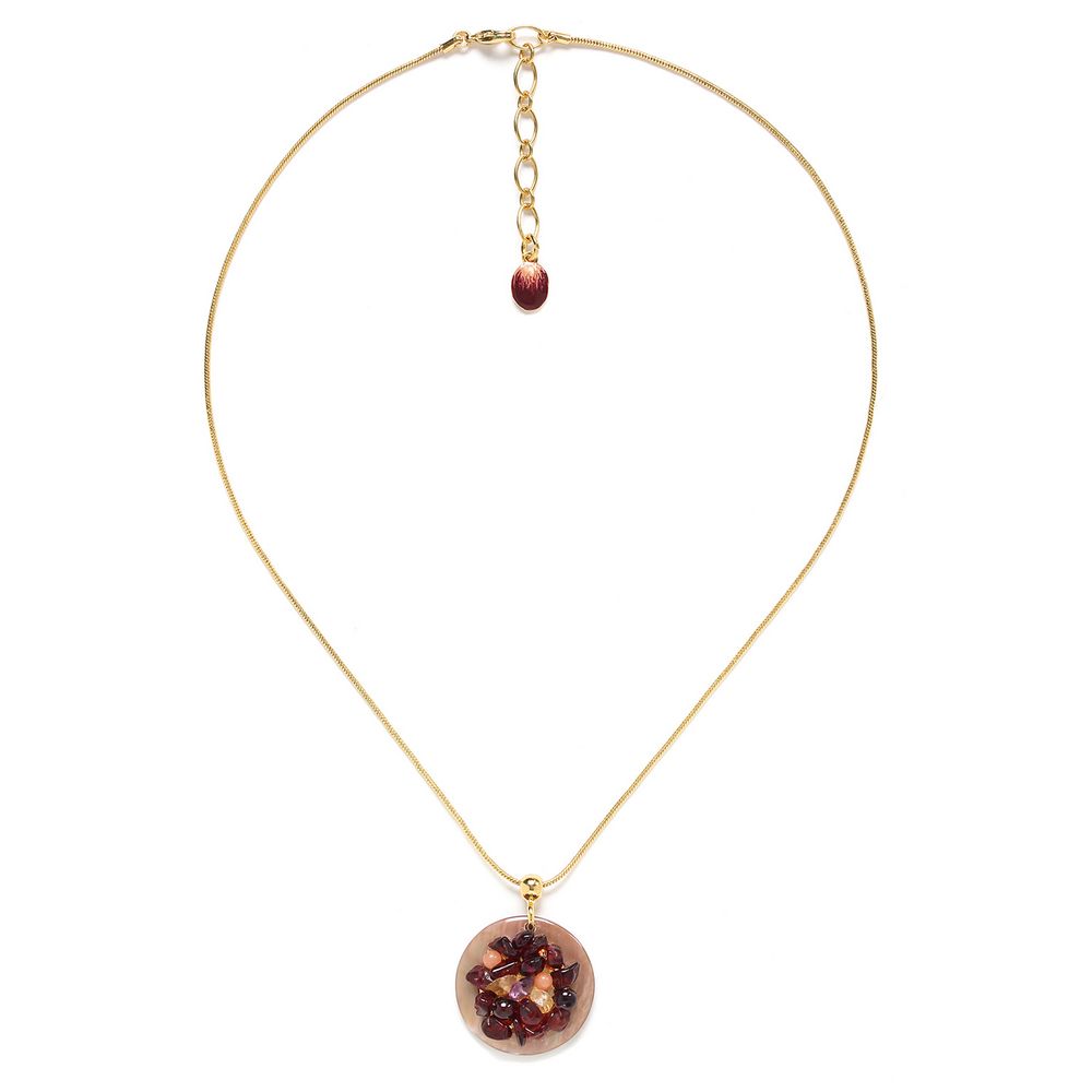 

Колье из бижутерного сплава с аметистом 46,5 см Nature Bijoux NB23.1-15-42633, NB23.1-15-42633