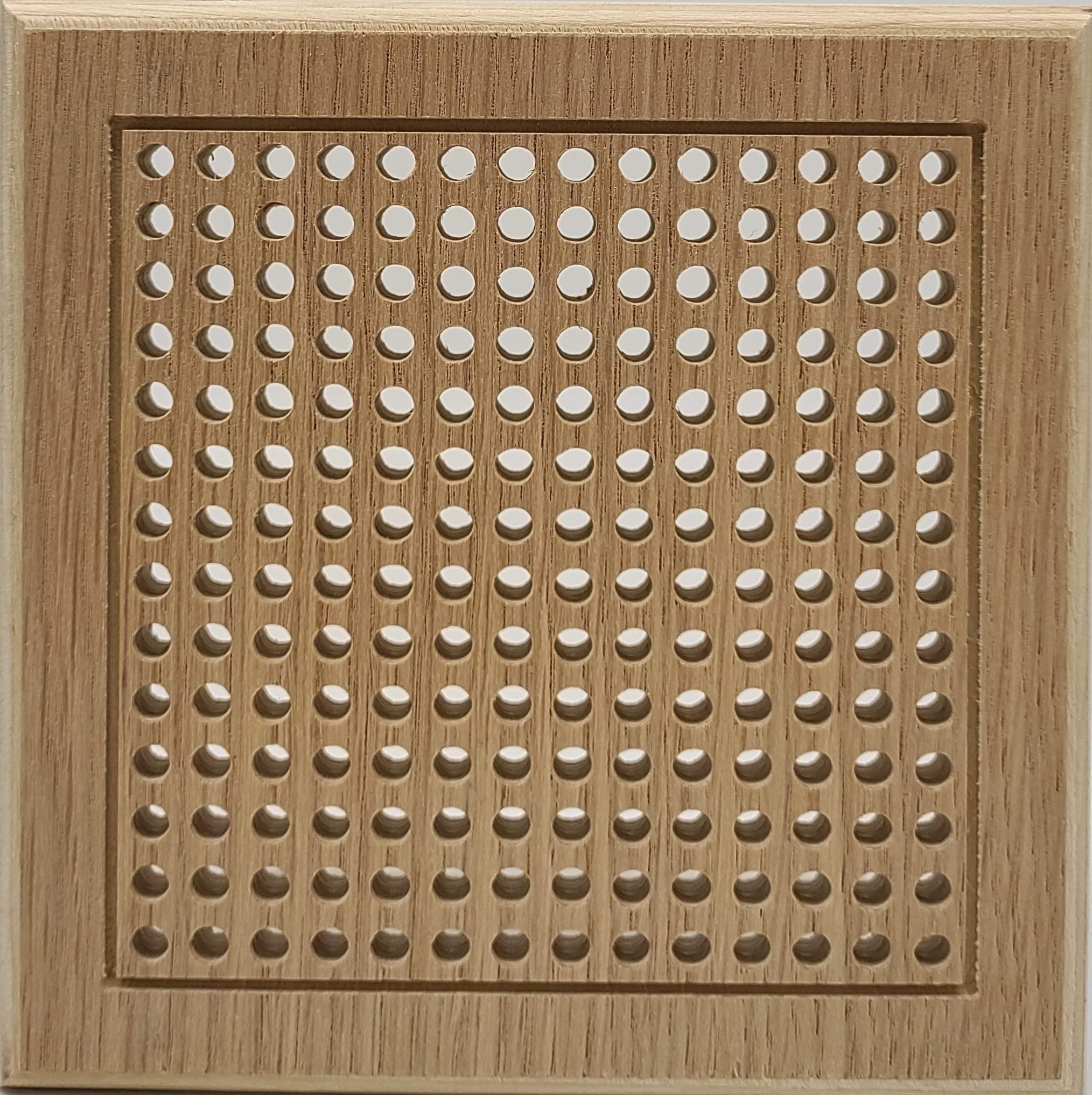 Решетка Пересвет декоративная деревянная на магнитах К-05 112-05-1515 150х150мм