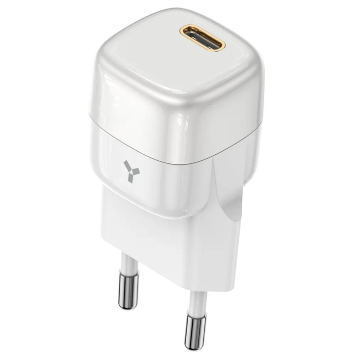 Сетевое зарядное устройство Accesstyle Grape 20WC, USB-C, 3А, 20 Вт, быстрая зарядка, бело