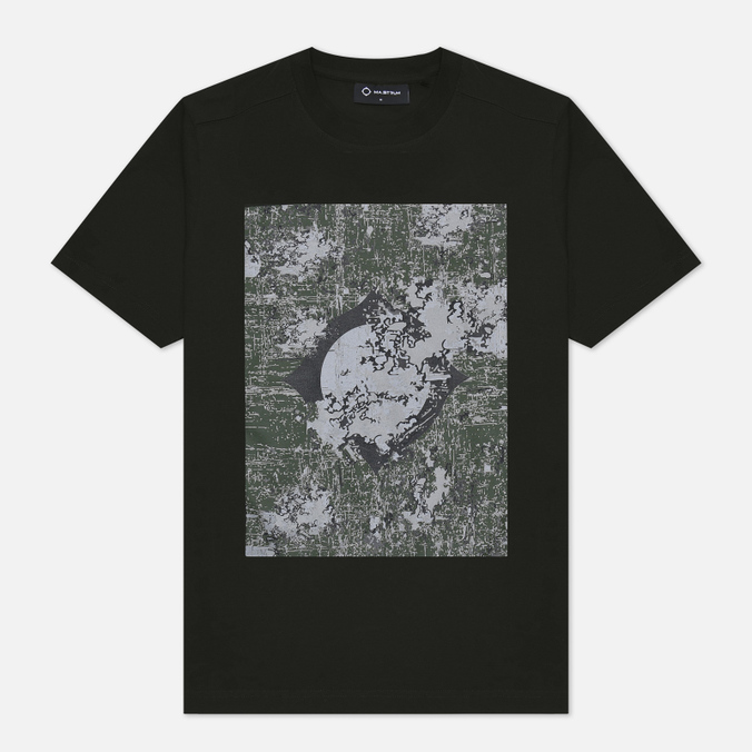 

Мужская футболка MA.Strum Decay Print оливковый, Размер L, Decay Print