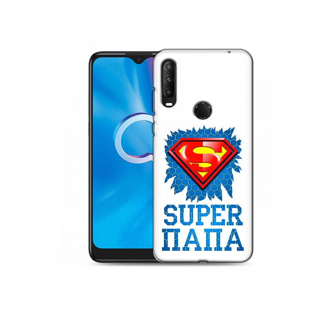 

Чехол MyPads Tocco для Alcatel 1SE (2020) 5030D Супер Папа (PT152068.668.165), Прозрачный, Tocco