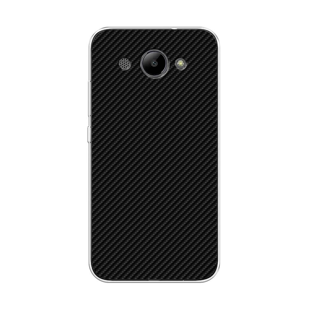 

Чехол Awog "Черный карбон" для Huawei Y3 2017, 62650-3