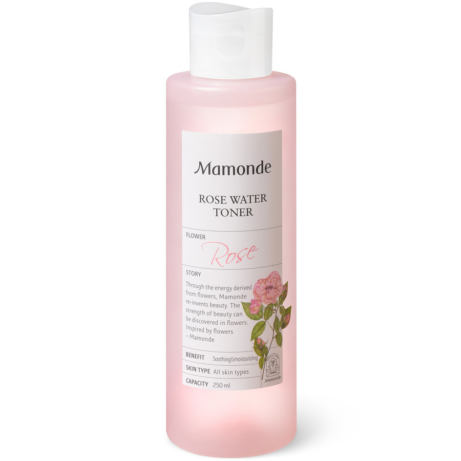 фото Тонер с розой mamonde rose water toner интенсивно увлажняющий 250 мл