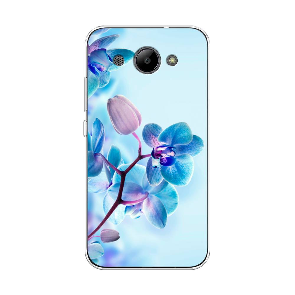 

Чехол Awog "Голубая орхидея" для Huawei Y3 2017, 62650-8