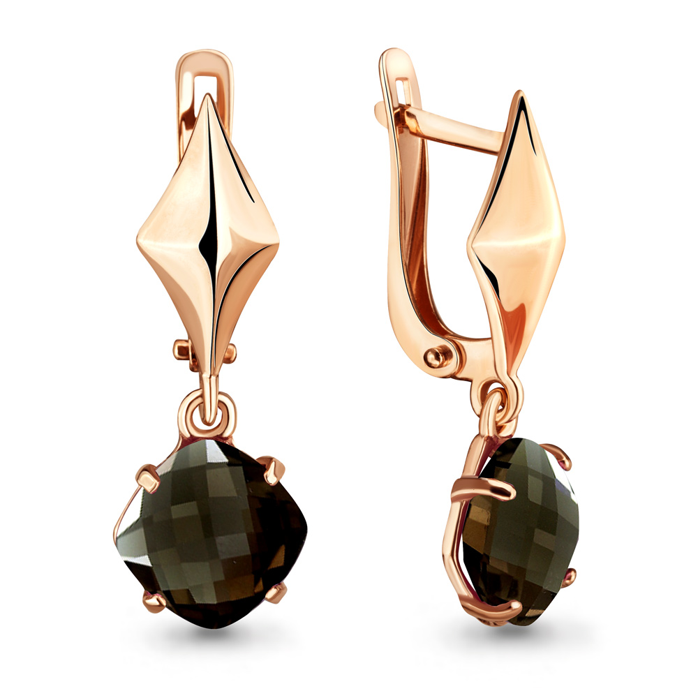 

Серьги из серебра с кварцем Aquamarine 4707301_925_з, 4707301_925_з