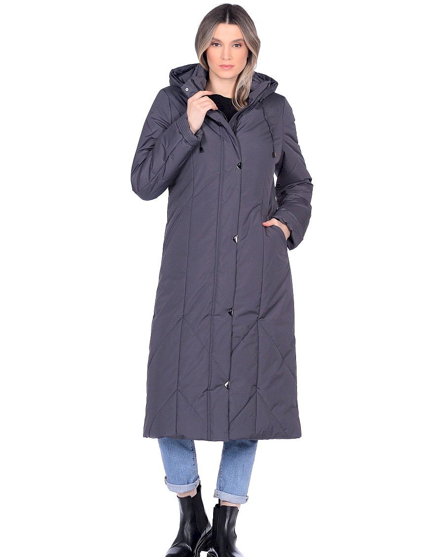 

Куртка женская Maritta 24-3001-10 серая 44 EU, 24-3001-10