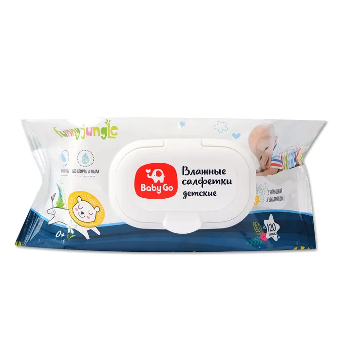 

Салфетки влажные Baby Go 120 шт
