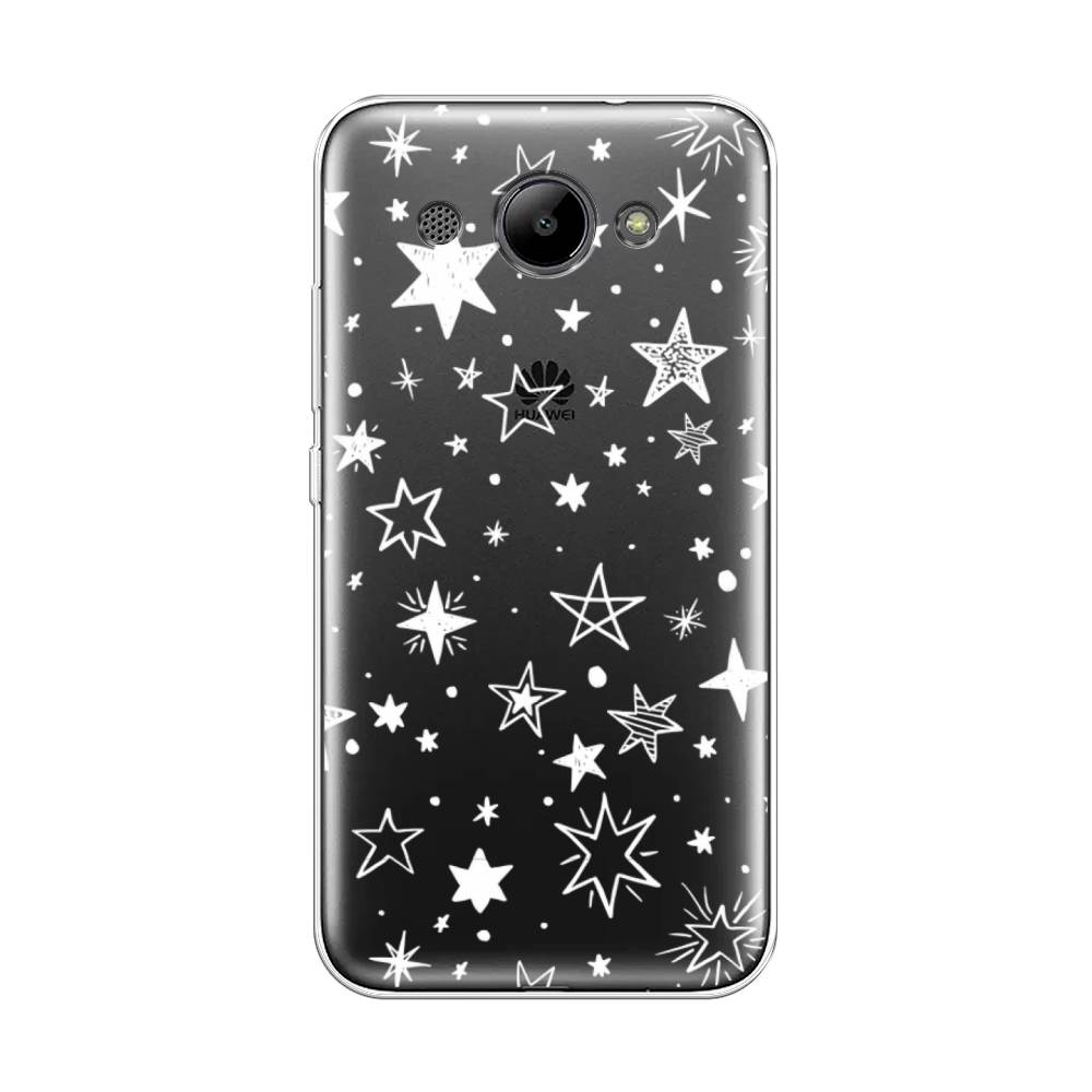 

Чехол Awog "Звездочки графика белая" для Huawei Y3 2017, 62650-7