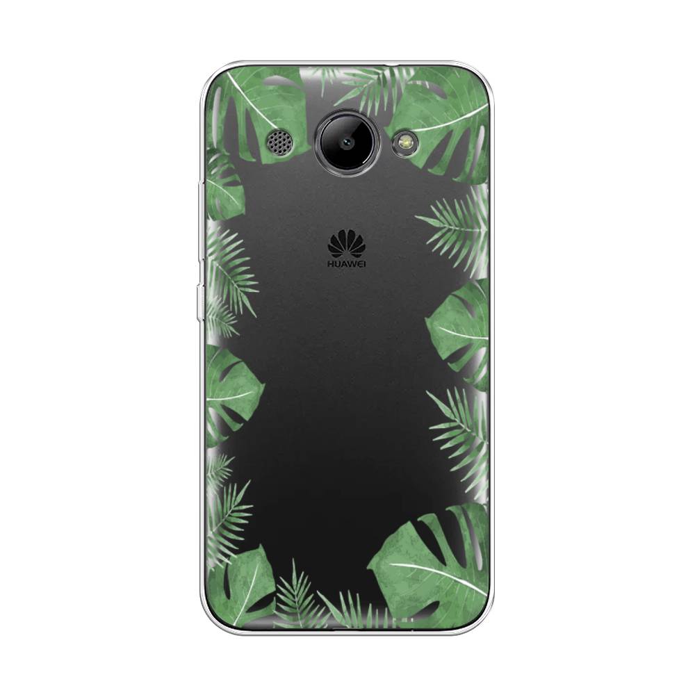 

Чехол Awog "Листья папоротника рамка" для Huawei Y3 2017, 62650-8