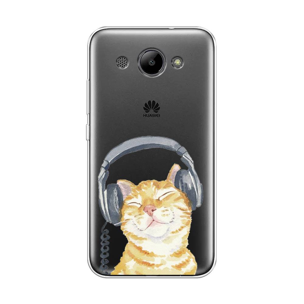 

Чехол Awog "Кот меломан" для Huawei Y3 2017
