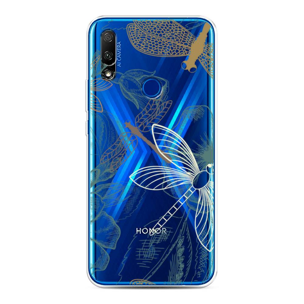 фото Чехол awog "тени стрекоз" для honor 9x