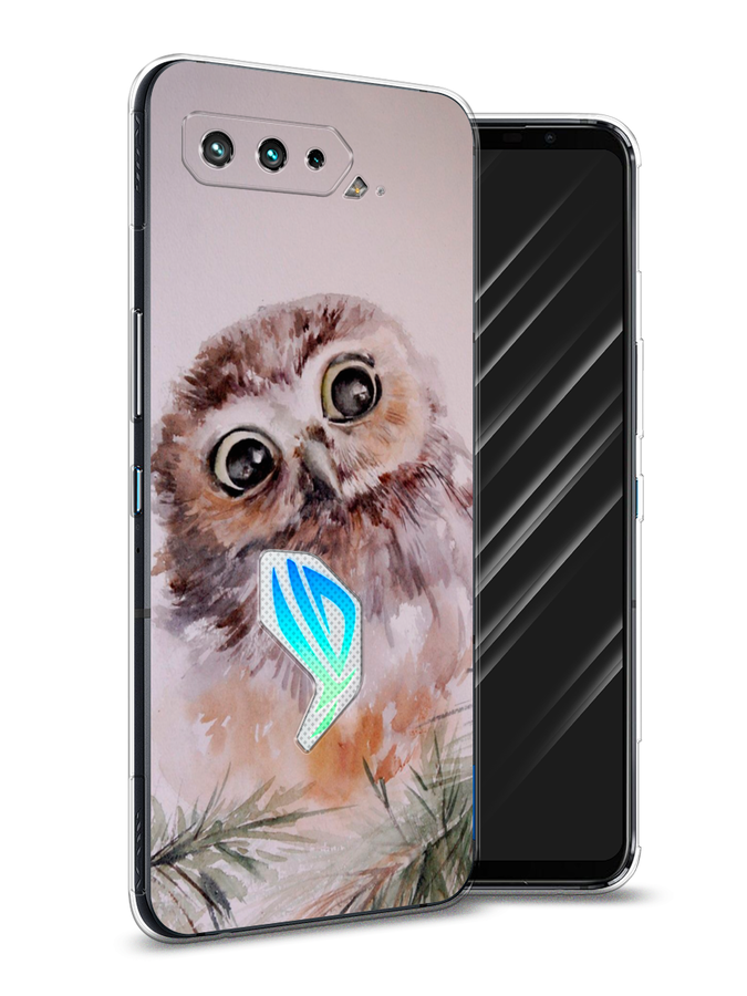 

Чехол Awog на Asus ROG Phone 5S "Сова для розовом", Розовый;коричневый, 44550-1