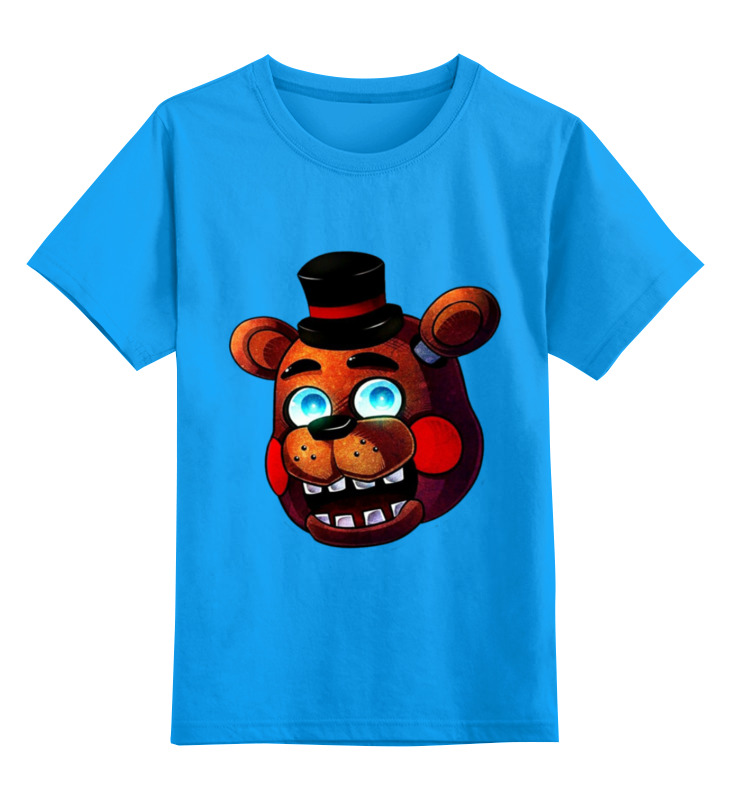 

Детская футболка Printio Freddy цв.голубой р.140, 0000002925655