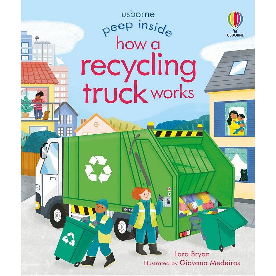 

Usborne Peep Inside How a Recycling Truck Works