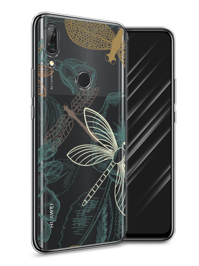 

Чехол Awog на Huawei P Smart Z "Тени стрекоз", Коричневый;зеленый;белый, 69450-8