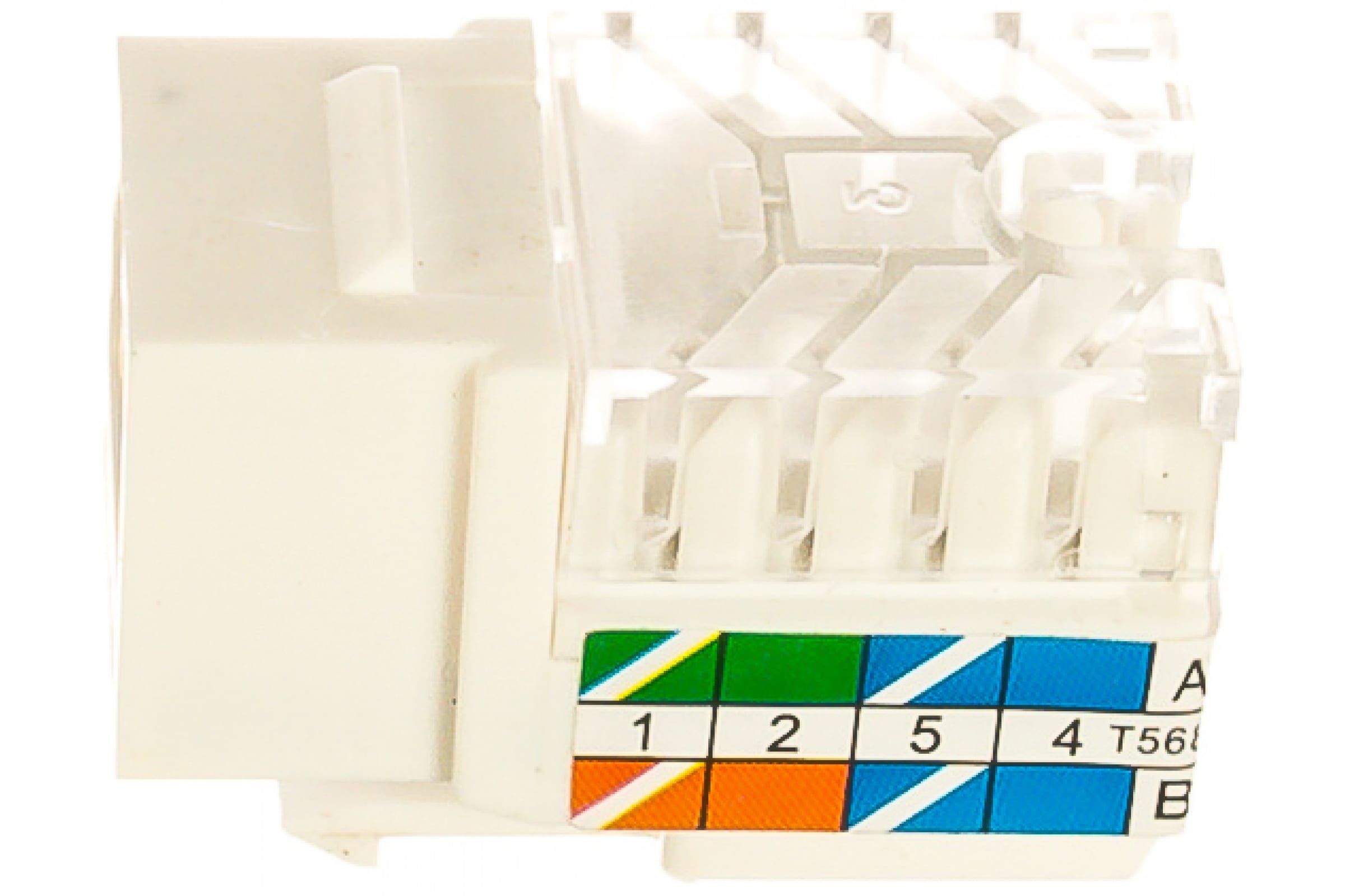 

Вставка Keystone RJ-45, категория 6, белая, 90 градусов, TWT-OK45UTP/6-WH