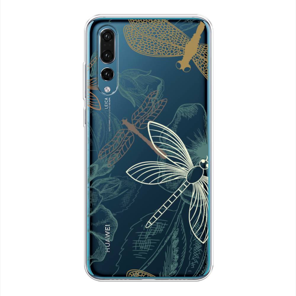 

Чехол Awog на Huawei P20 Pro "Тени стрекоз", Коричневый;зеленый;белый, 65050-8