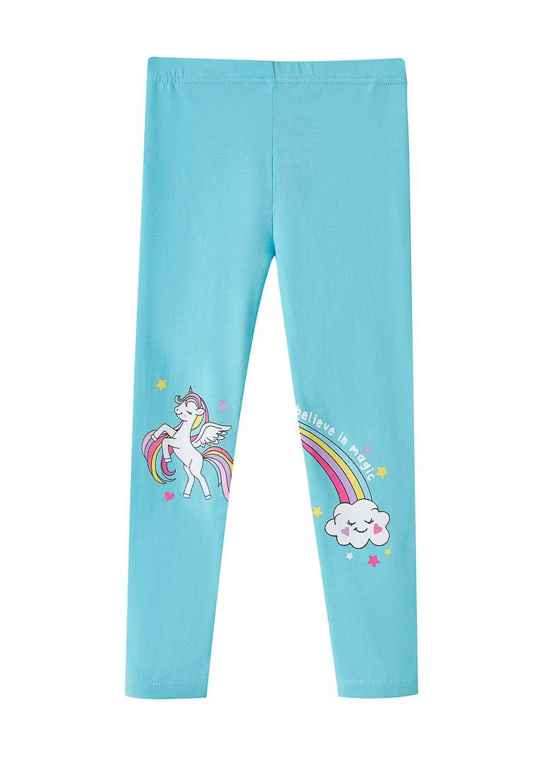 

Леггинсы детские Max&Jessi SS23C36500512, бирюзовый, 104, SS23C36500512