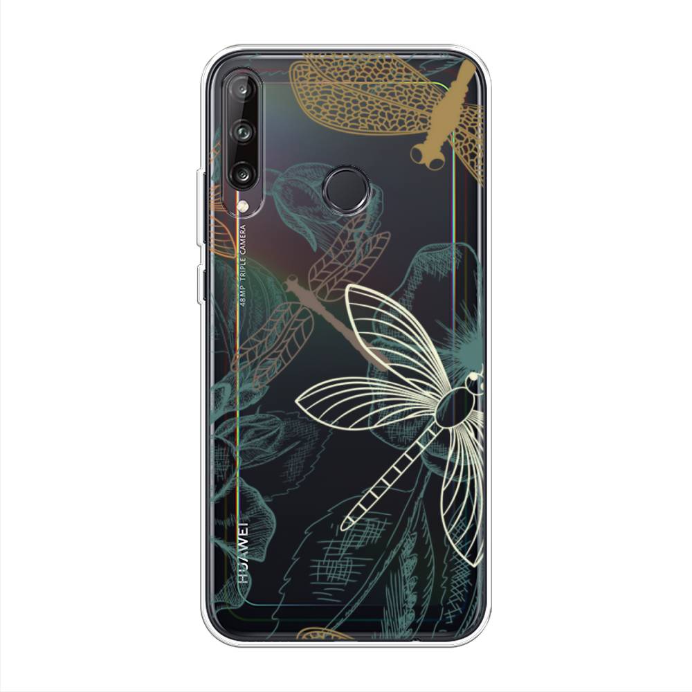 

Чехол Awog на Huawei Y7p "Тени стрекоз", Коричневый;зеленый;белый, 6103350-8