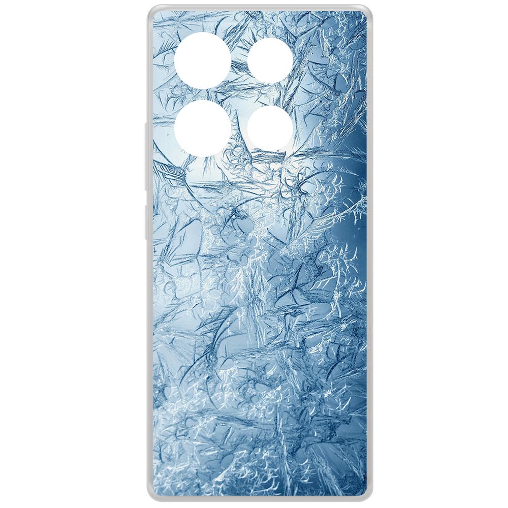 

Чехол-накладка Krutoff Clear Case Лед для INFINIX Note 40, Прозрачный