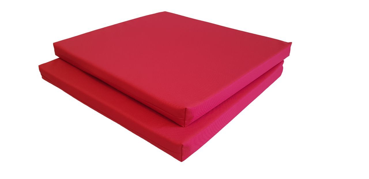 Комплект подушек для 2-х местного дивана Альтернатива RT0080 54х49х5 см цвет красный