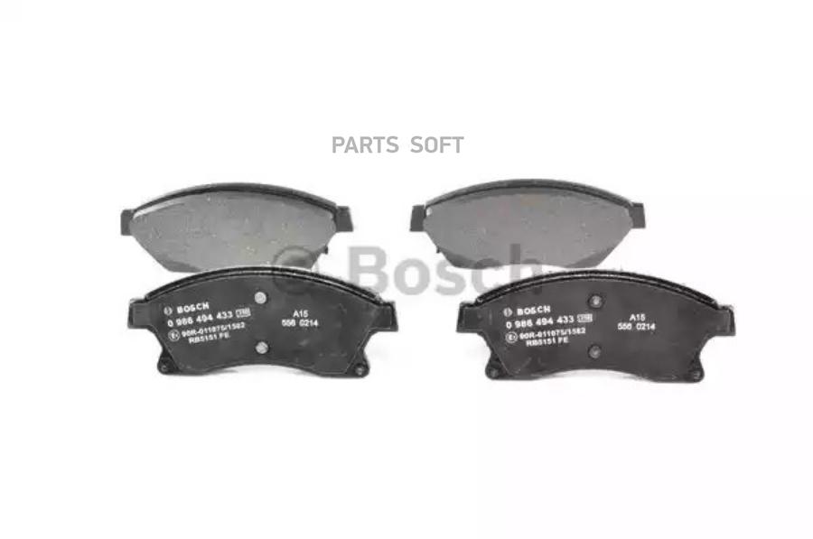 

Колодки тормозные дисковые CHEVROLET CRUZE/OPEL ASTRA J 15inch 10- передние