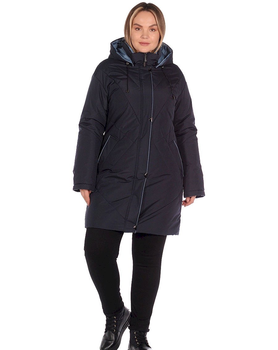 

Куртка женская Maritta 24-3016-10 синяя 52 EU, Синий, 24-3016-10