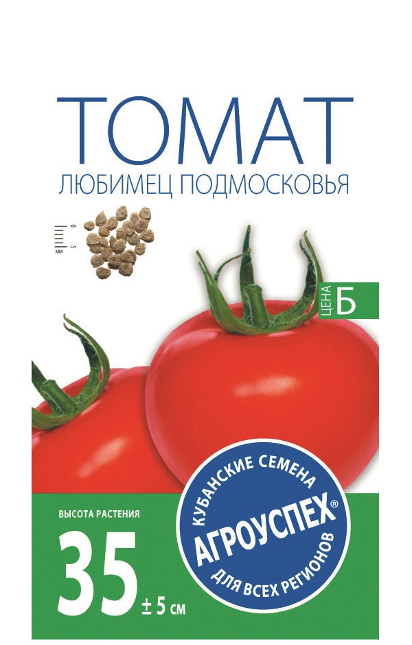 

Семена томат Любимец Подмосковья Агроуспех 0,3 г