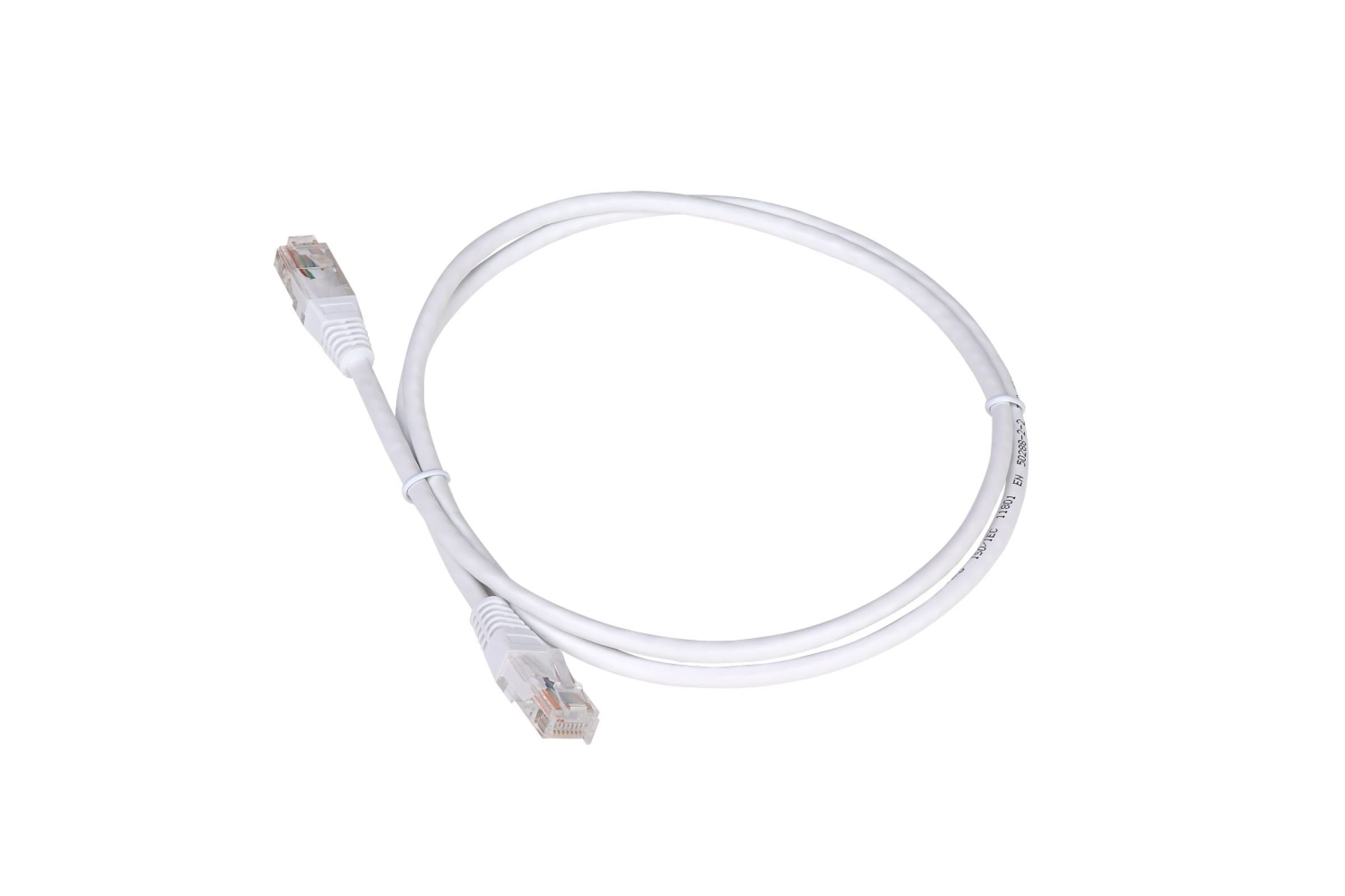 

Патч-корд RJ45 - RJ45, 4 пары, UTP, категория 5е, 10 м, белый, TWT TWT-45-45-10-WH