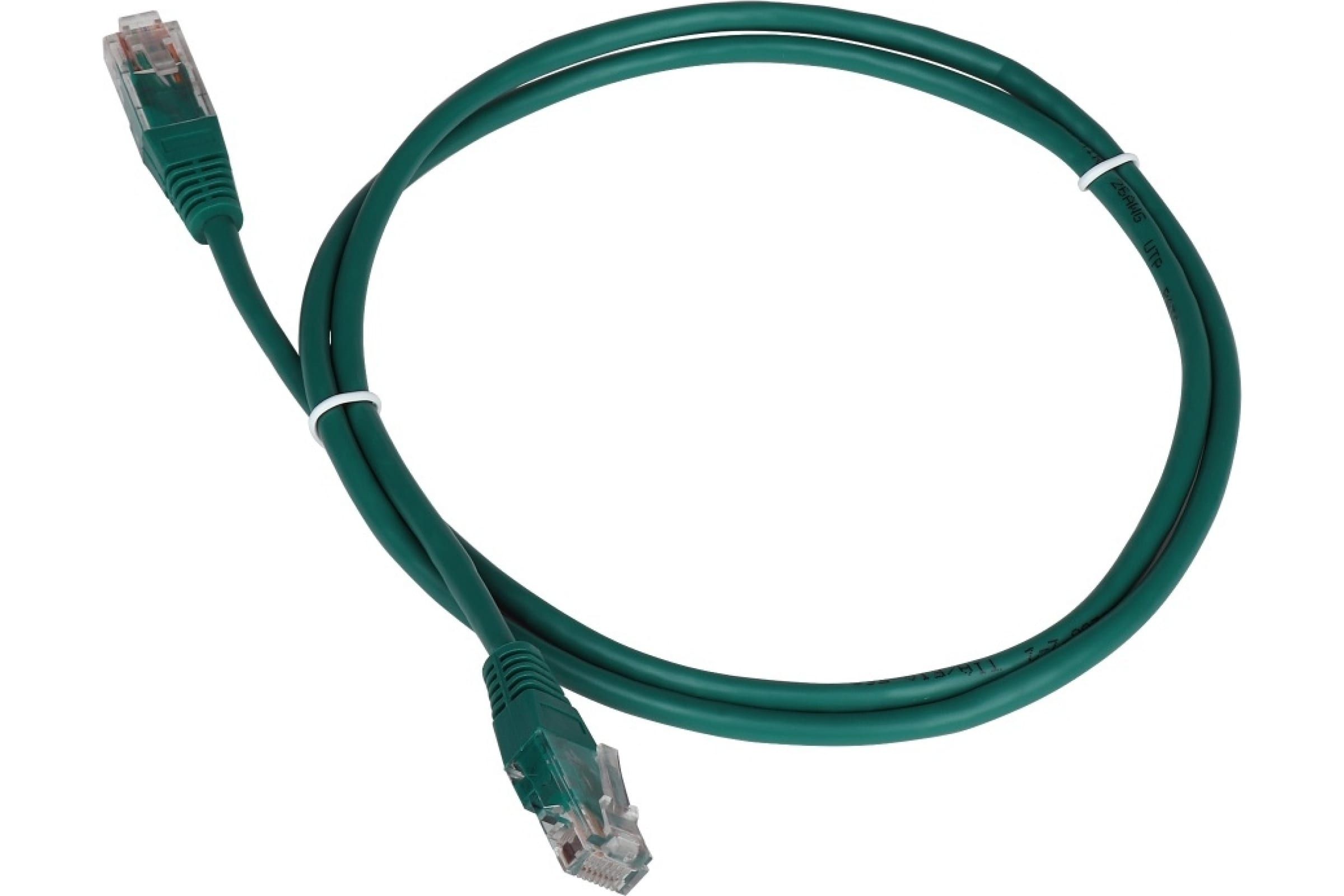 

Патч-корд RJ45 - RJ45, 4 пары, UTP, категория 5е, 5 м, зеленый, TWT TWT-45-45-5.0-GN
