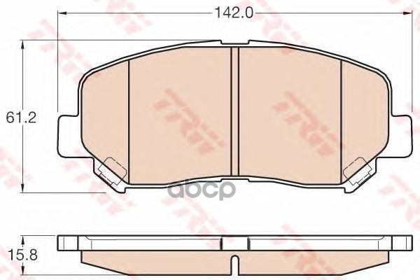 

Тормозные колодки TRW/Lucas дисковые для Mazda CX-5 2.0, 2.2D 2011- GDB3562