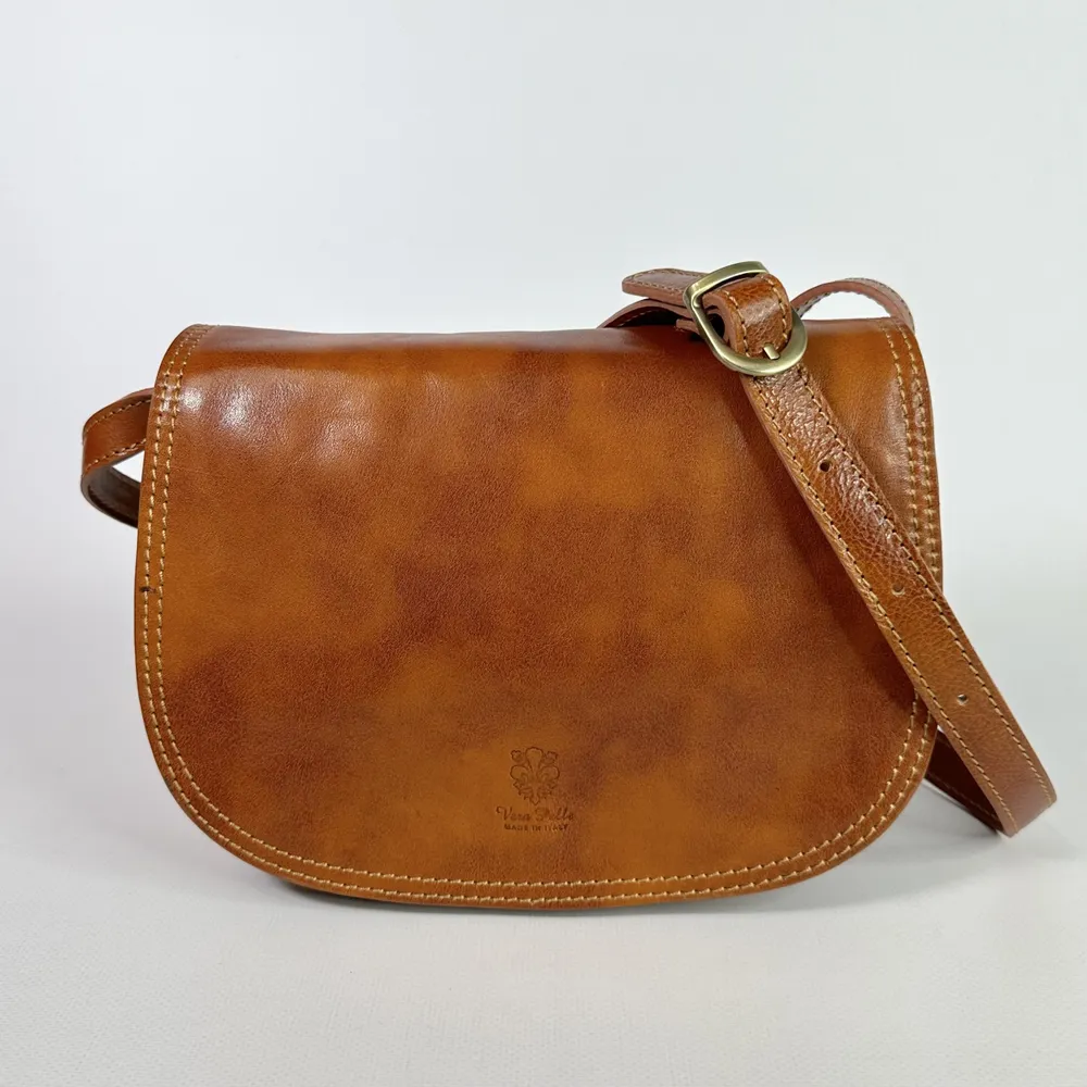 Сумка женская Vera Pelle СедлКР рыжая