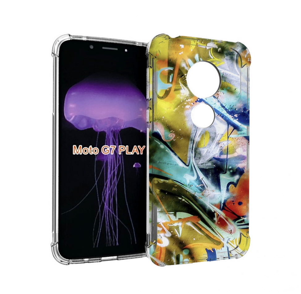 

Чехол MyPads граффити-хаос для Motorola Moto G7 Play, Прозрачный, Tocco